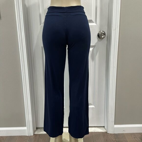 NAKED WARDROBE FOLDOVER PANTS. NAVY BLUE - Picture 2 of 6